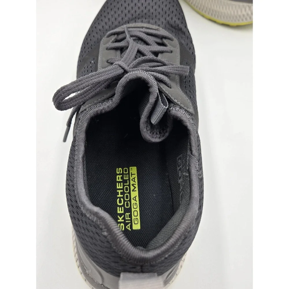 Skechers Women's Size 8.5 Gray Go Run Air Cooled Gogo Mat MStrike Running‎ Shoes